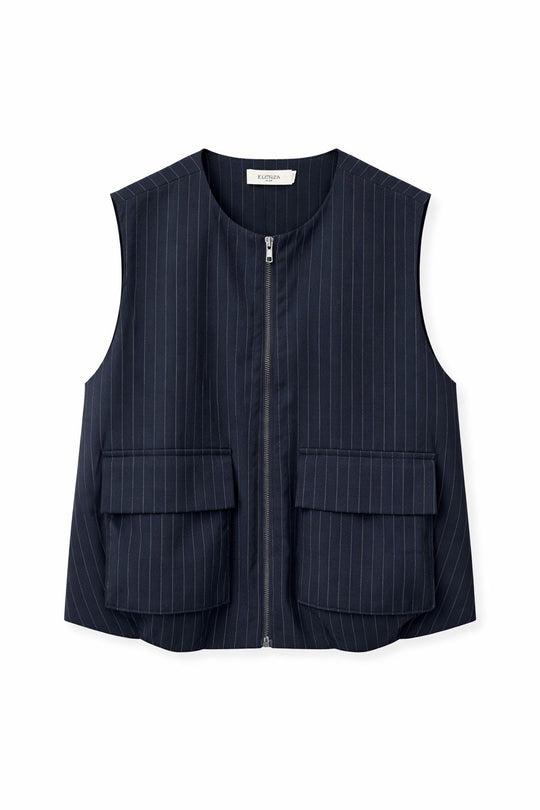 Gilet ballon rayure 11633