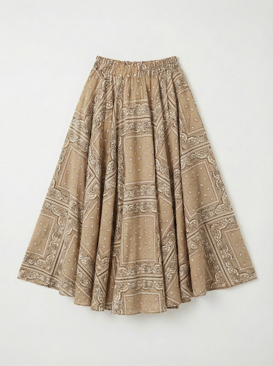 Jupe bandana Beige 79401
