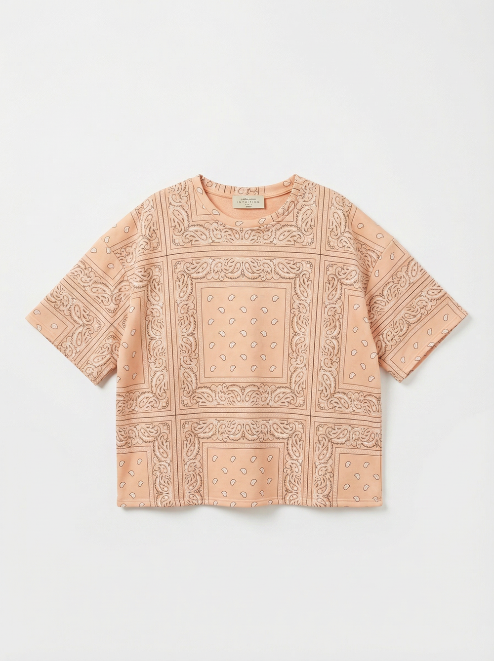 T-shirt bandana saumon 39776