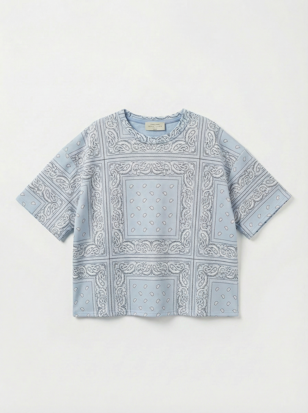 T-shirt bandana bleu 39776