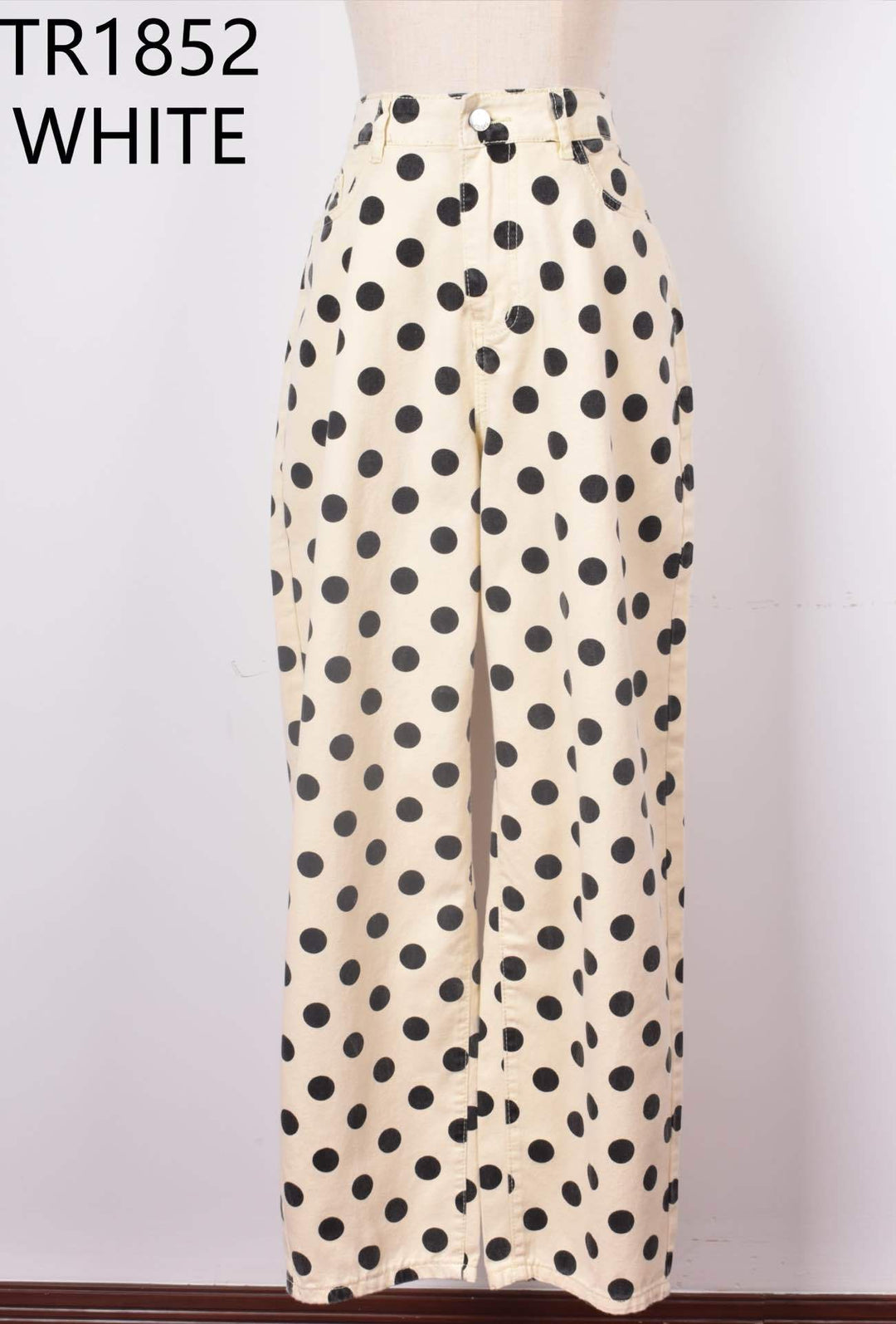 Pantalon ballon à pois Jaune 1852