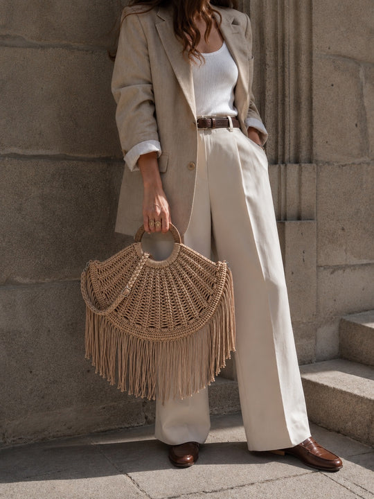 Sac frange 2023 camel