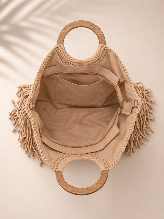 Sac frange 2023 camel