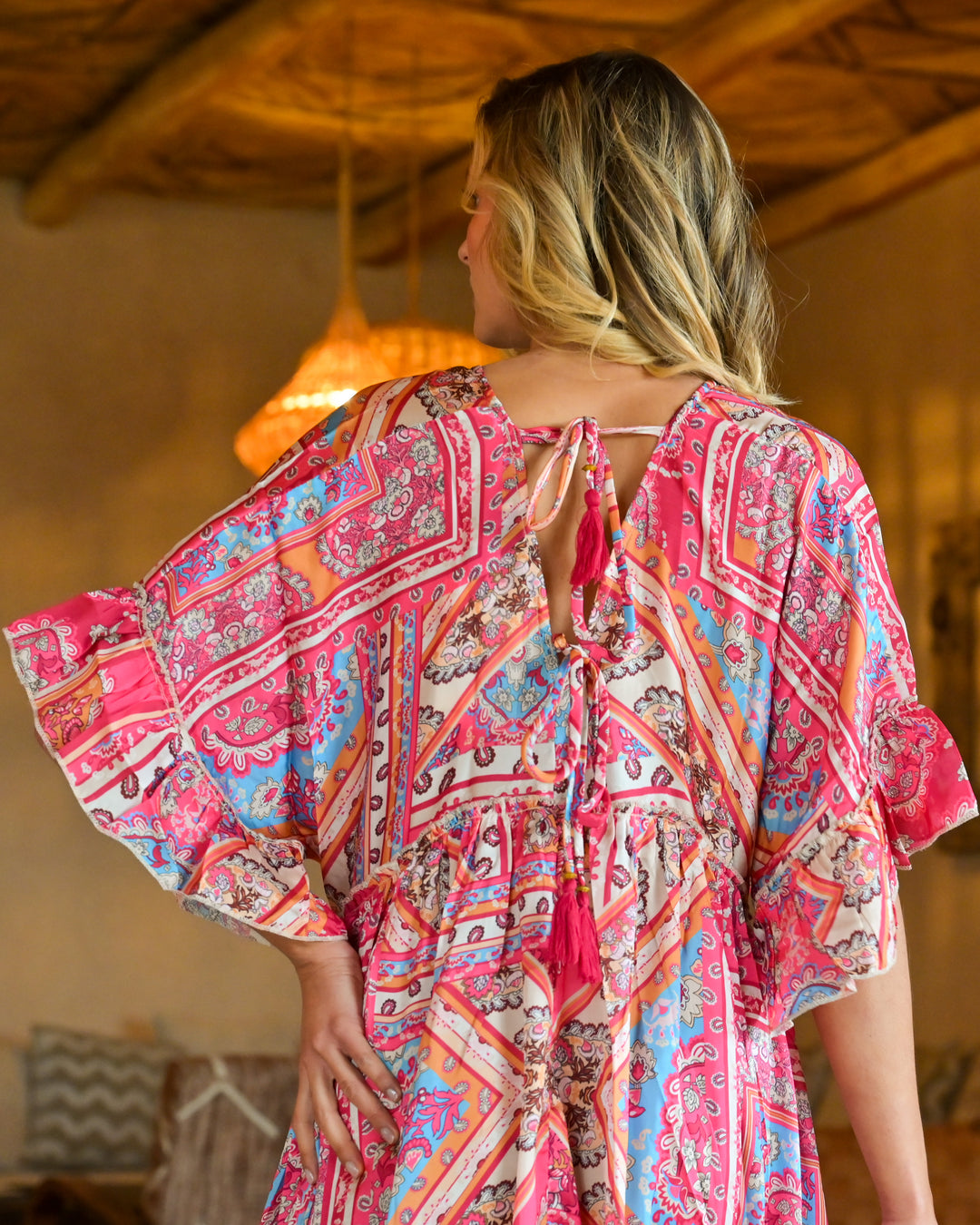 Robe imprimé LORIE Rose S26