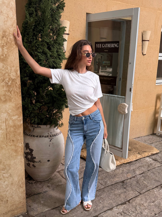 Jean bleu bicolore 0030