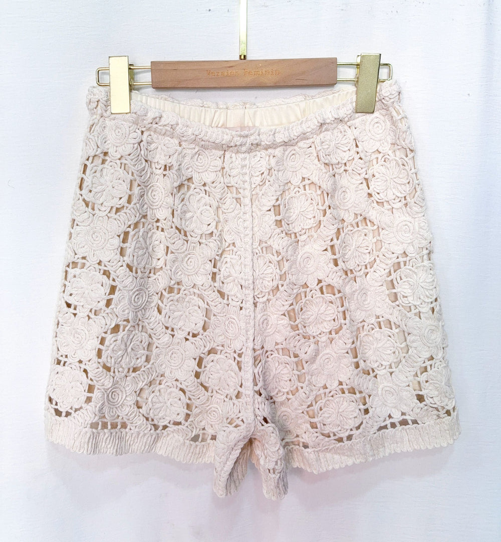 Short crochet beige 3366