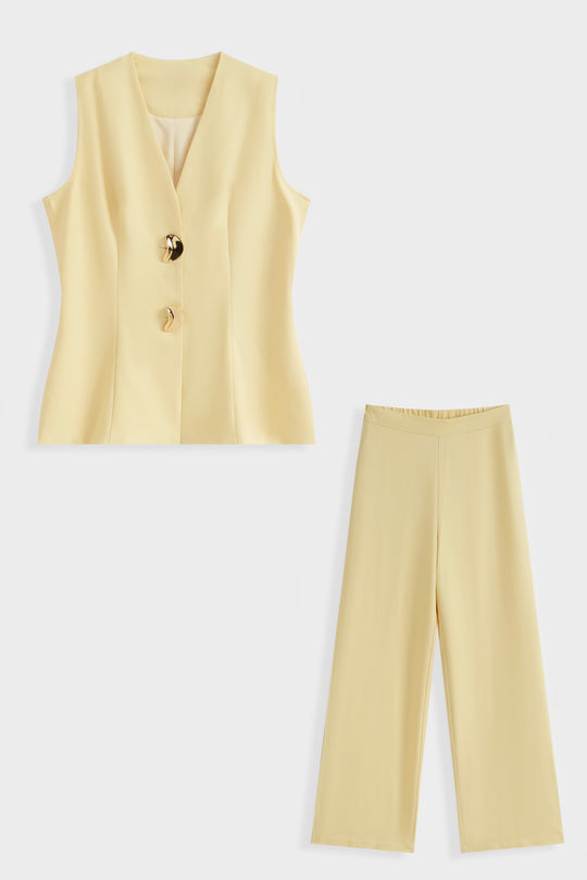 Ensemble boléro jaune 9639