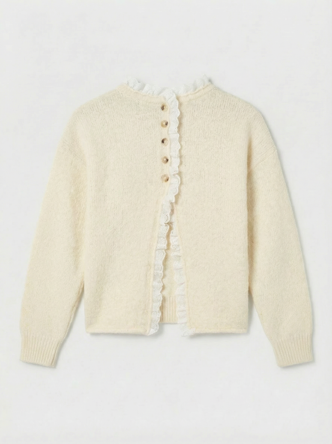 Pull dos ouvert aux dentelle 3047