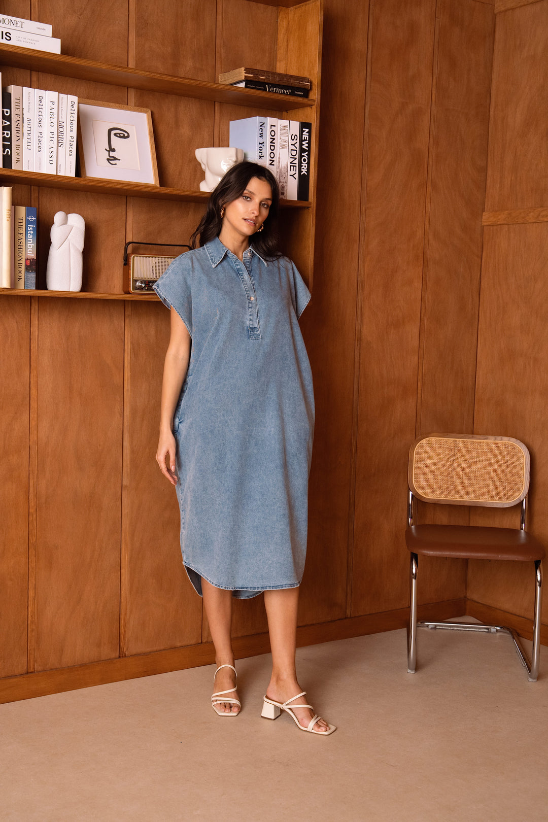 Robe denim loose 9202