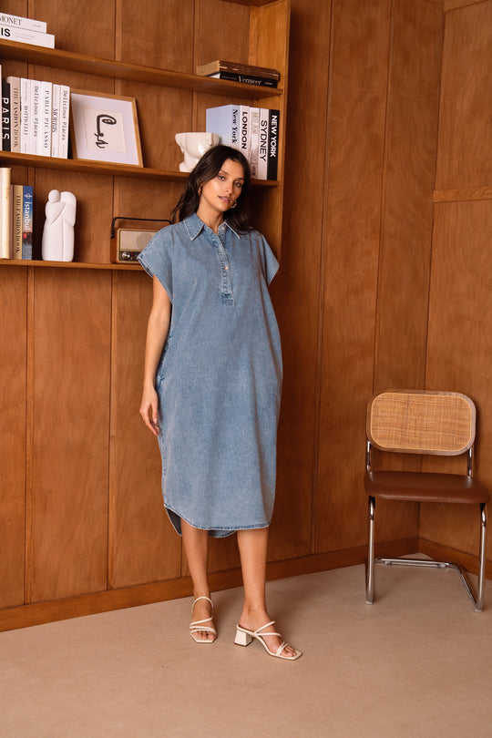 Robe denim loose 9202