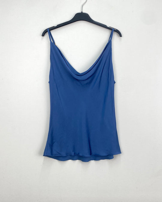 Top satin dos chaînes