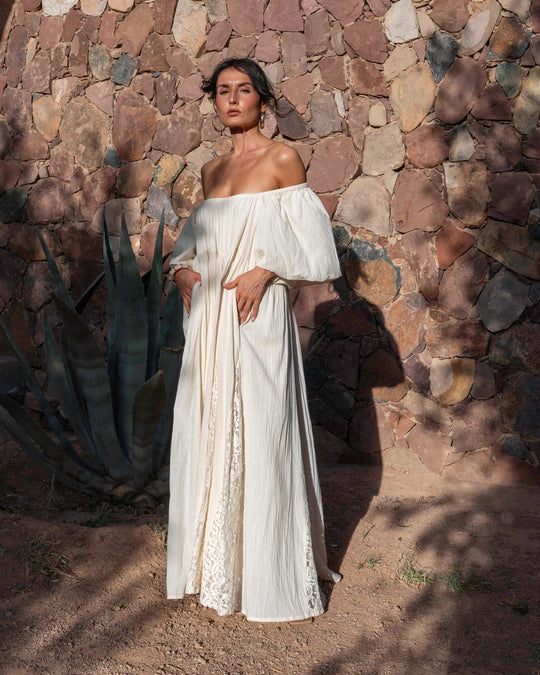 Robe nude dentelle NINA S/S26