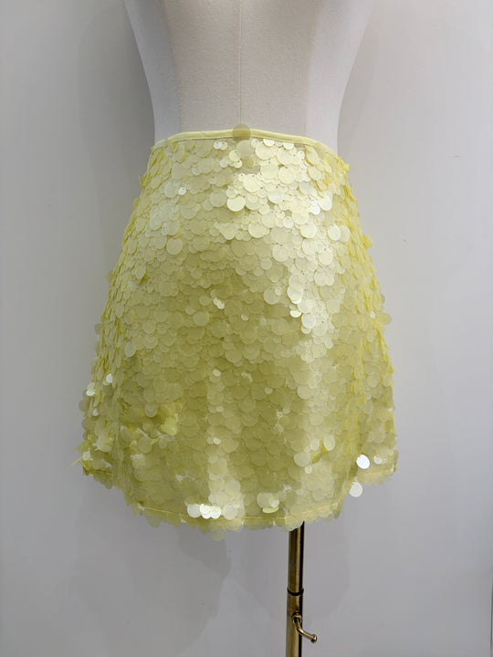 Jupe sequin Jaune 2561