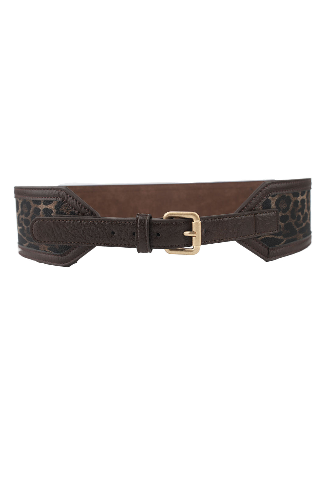Ceinture léopard épaisse Choco