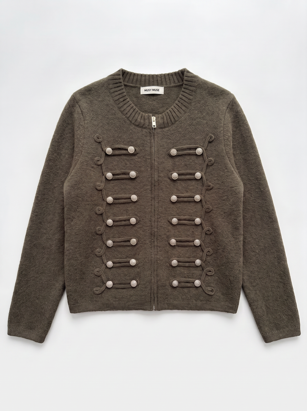Pull gilet officiel Kaki 2713