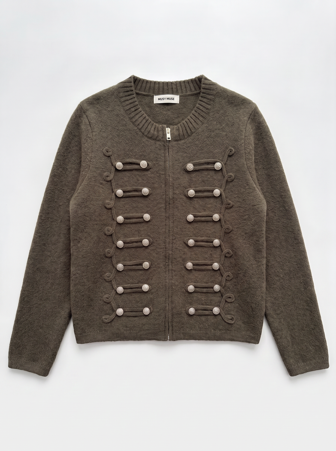 Pull gilet officiel Kaki 2713
