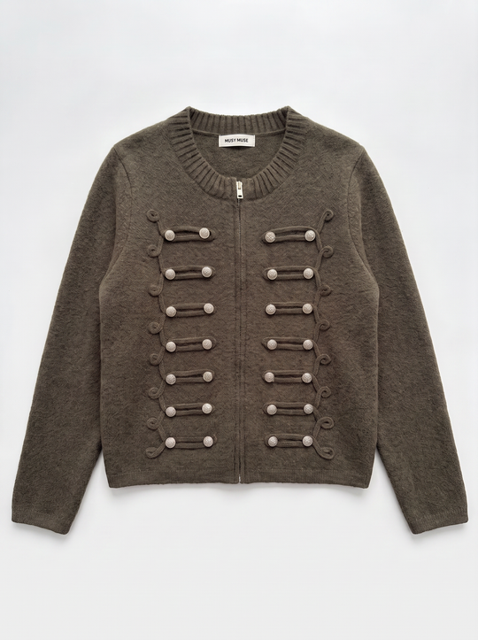 Pull gilet officiel Kaki 2713
