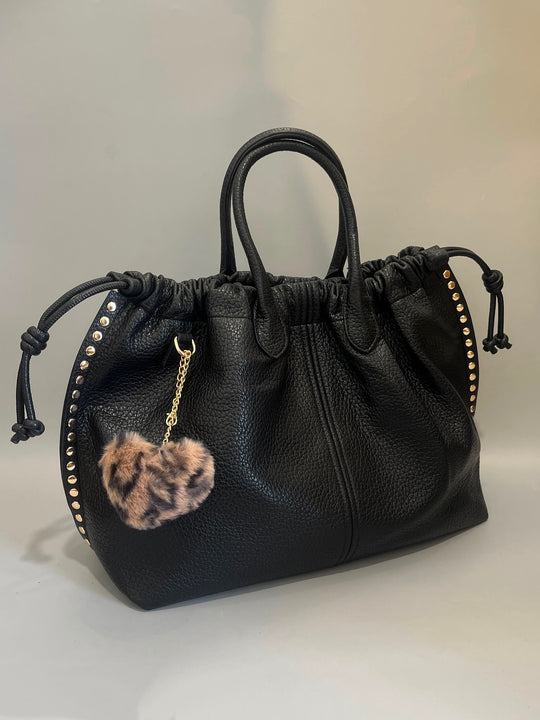 Sac grand format cloutés 1759 Noir