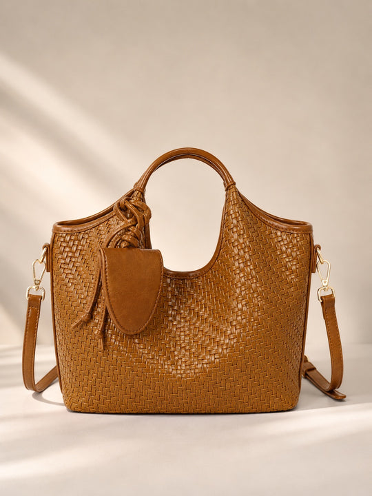 Sac tressé 1604 camel