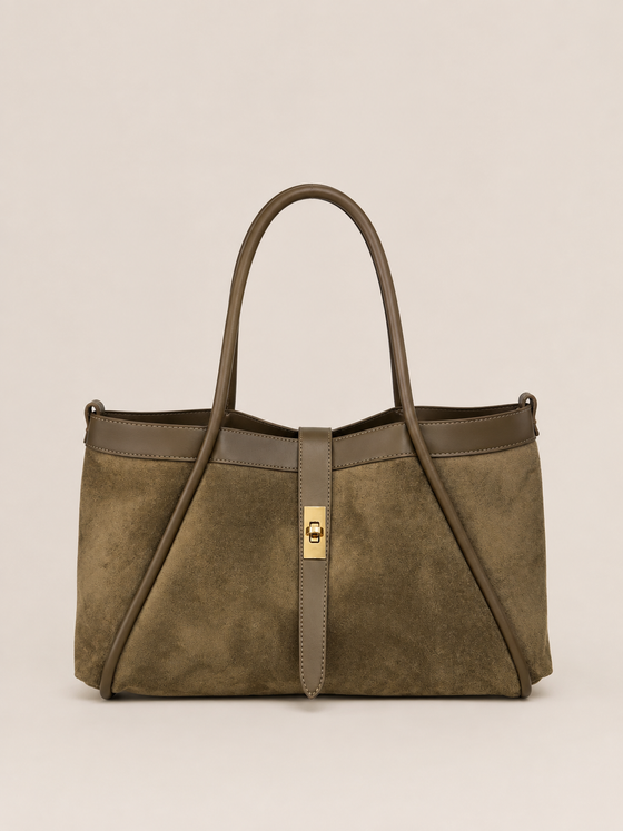 Sac daim Taupe 1620