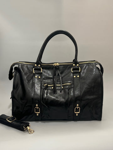Sac grand format brillant 1331 noir
