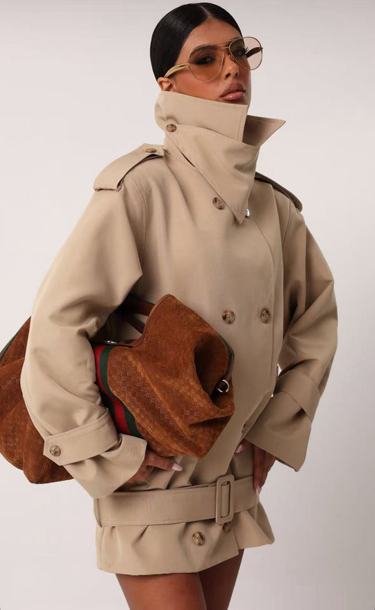 Veste trench ceinture V13020