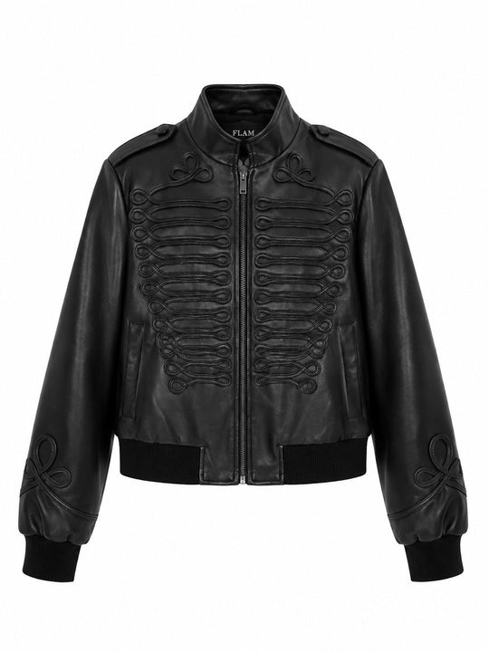 Veste similicuir officier Noir 139005