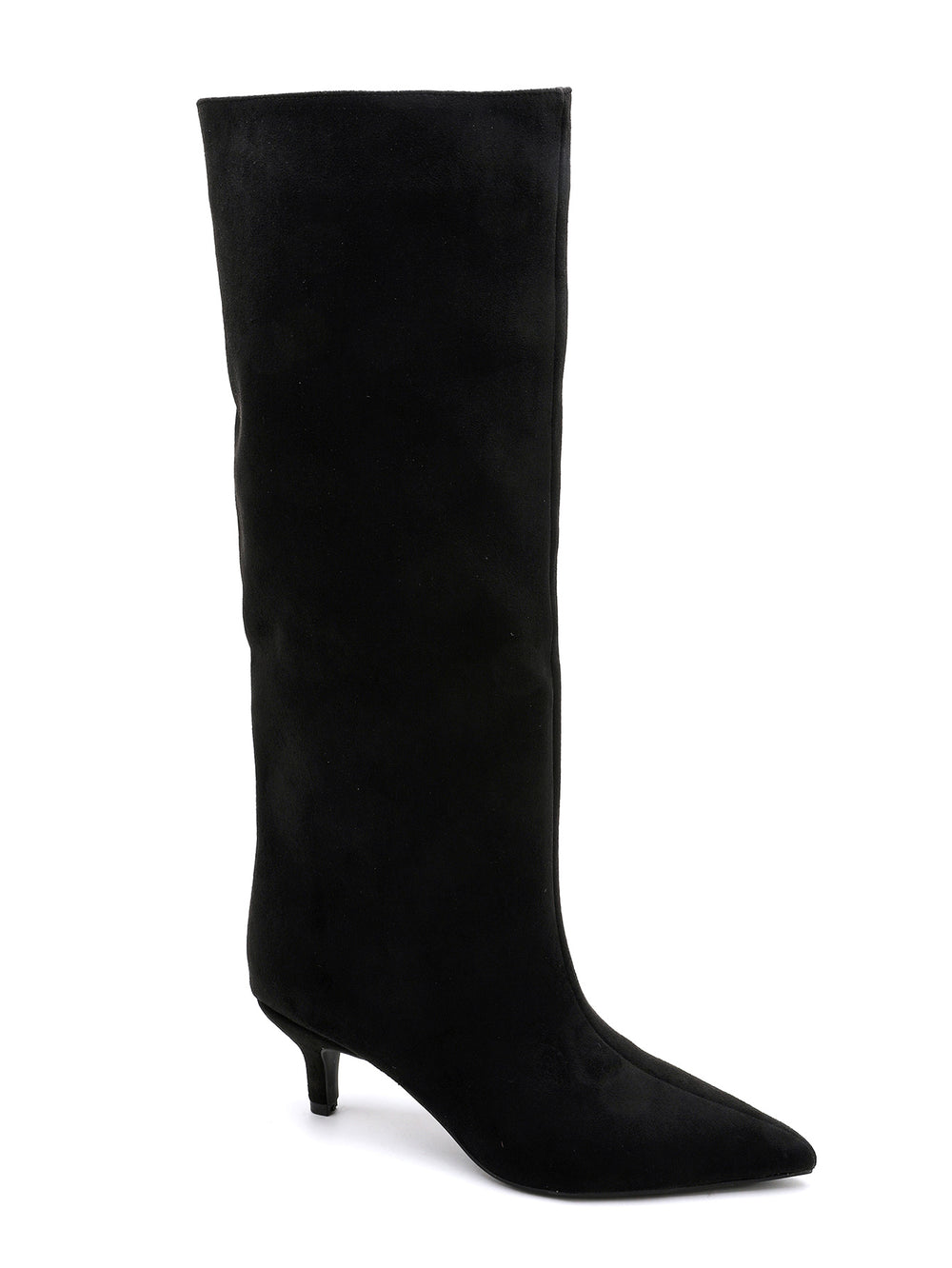Boot petit talon daim Black 2526A-1