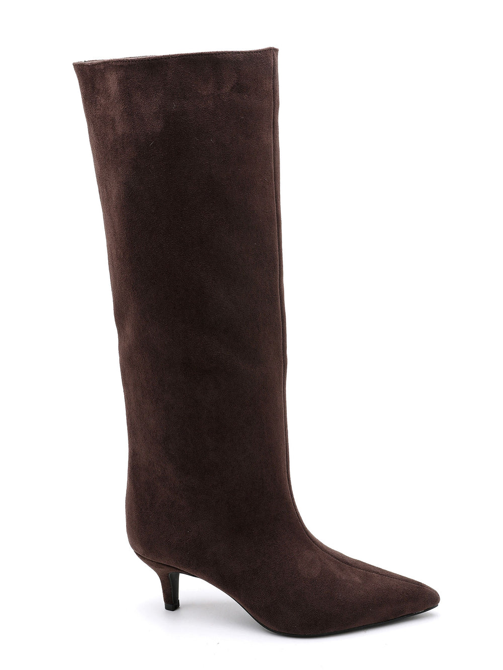 Bottes petit talon daim Brown 2526A-1