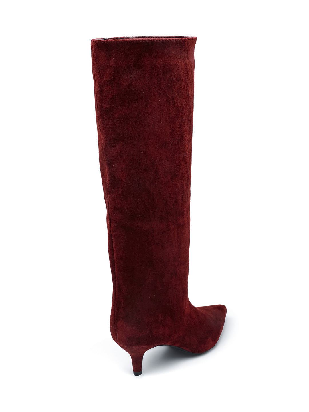 Boot petit talon daim Wine 2526A-1