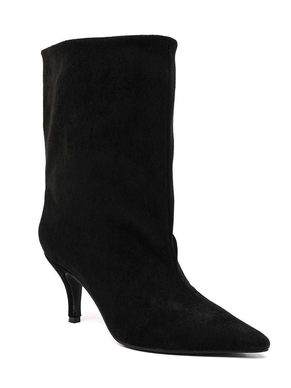 Bottine pointu daim 2569A Noir