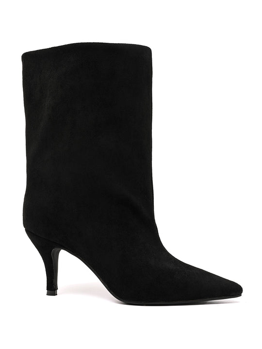 Bottine pointu daim 2569A Noir