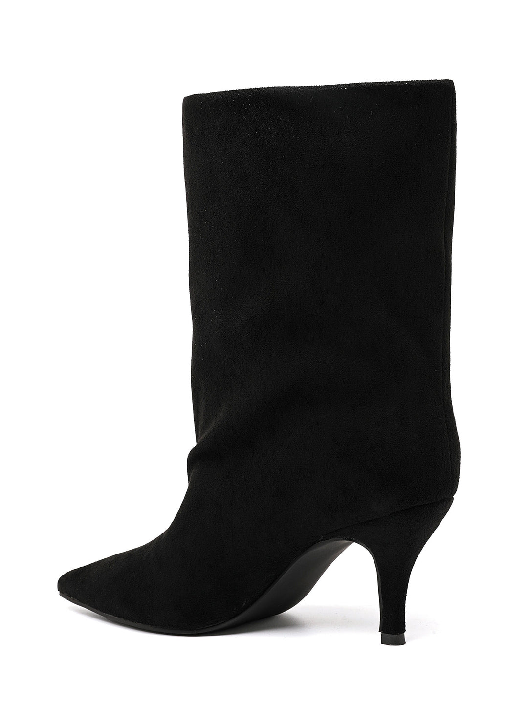 Bottine pointu daim 2569A Noir