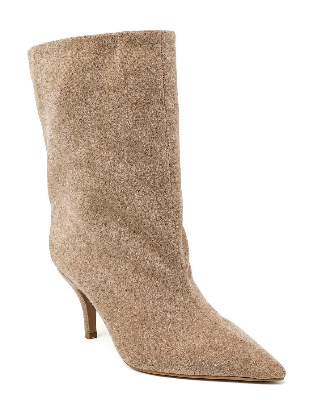 Bottine pointu daim 2569A Taupe(khaki)