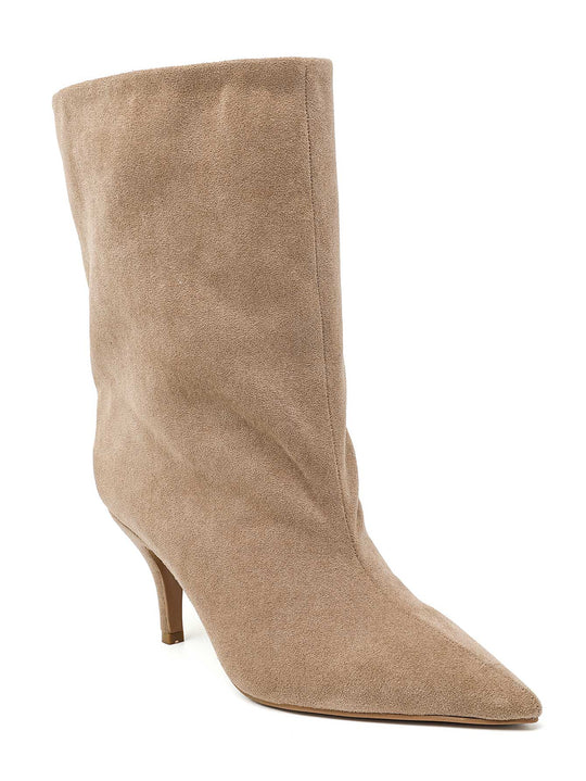 Bottine pointu daim 2569A Taupe(khaki)