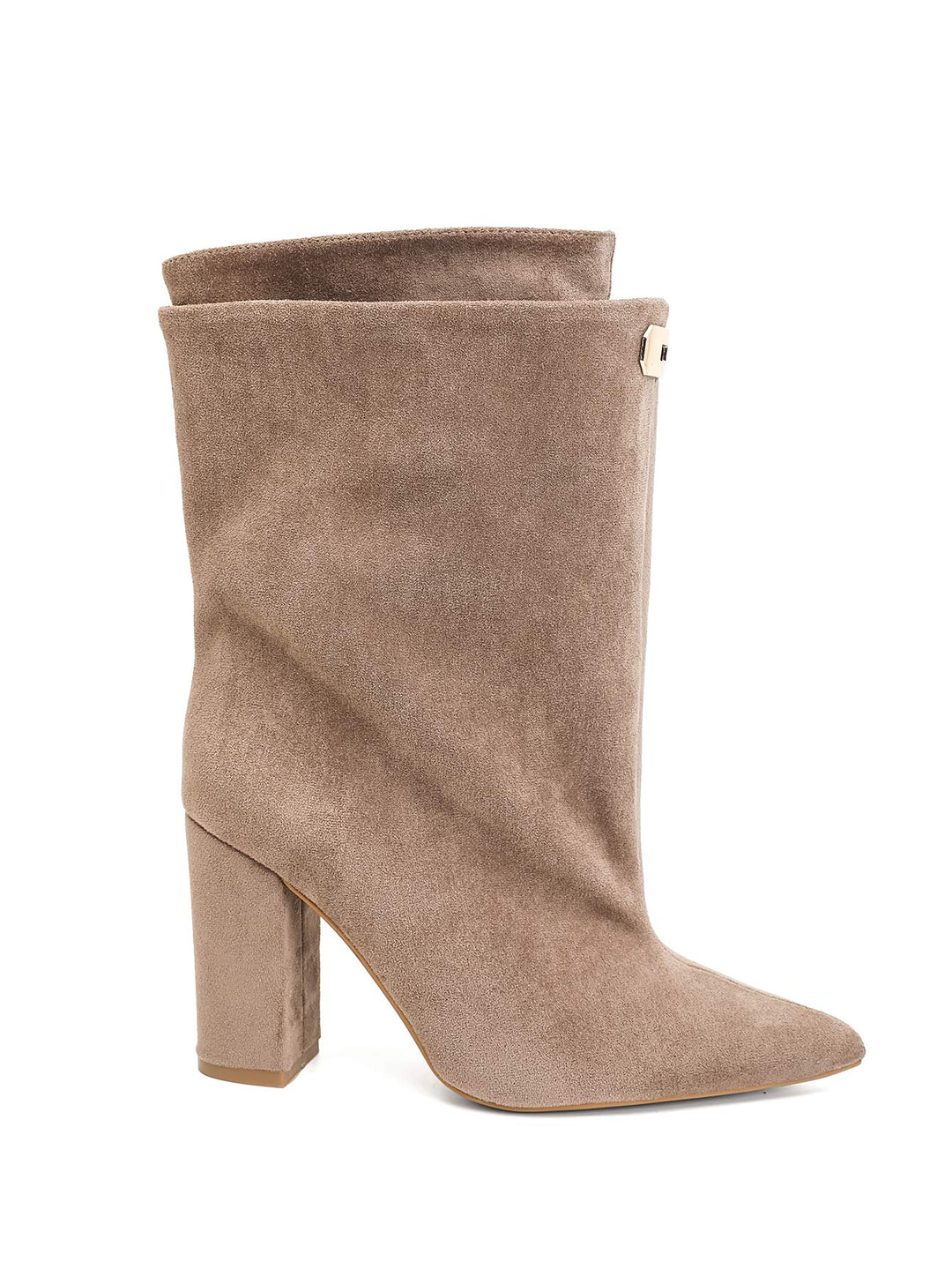 Bottines daim droite 2911A Taupe(khaki)