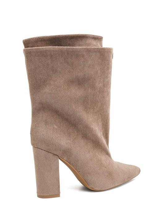 Bottines daim droite 2911A Taupe(khaki)