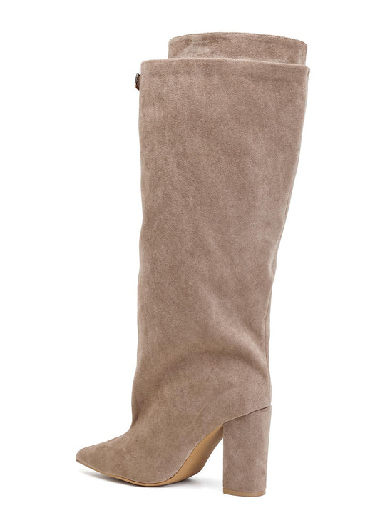 Bottes daim droite 2912A-1 Taupe(khaki)