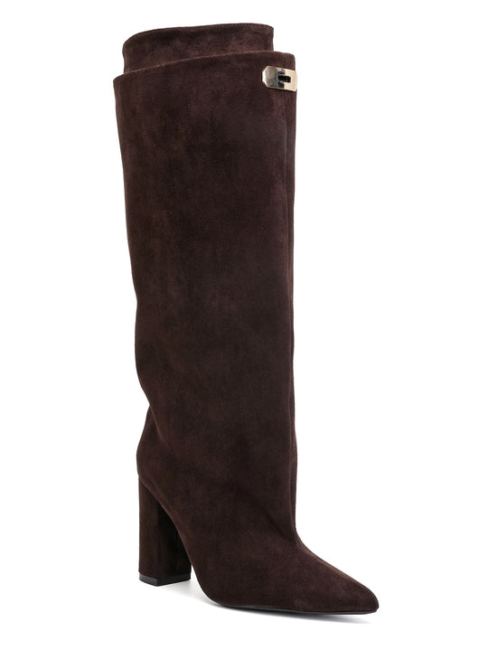 Bottes daim droite 2912A-1 Brown