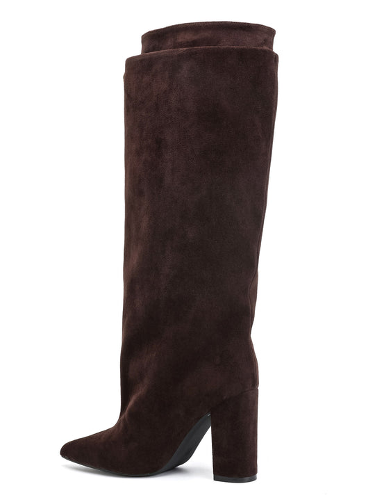 Bottes daim droite 2912A-1 Brown