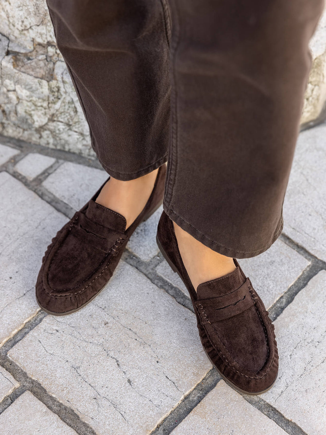 Moccassins daim 9881 Choco(brown)