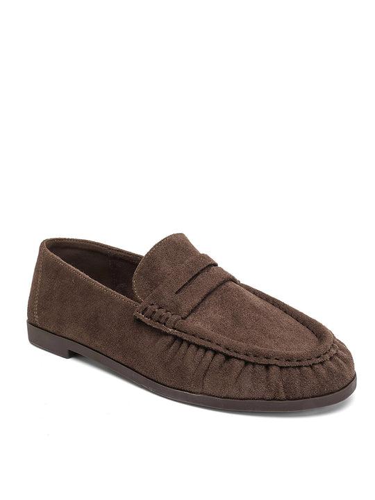 Moccassins daim 9881 coffee