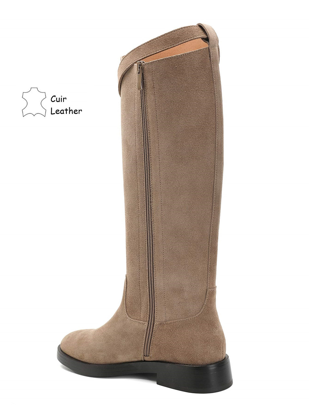 Bottes cuir 5333 Taupe (khaki)