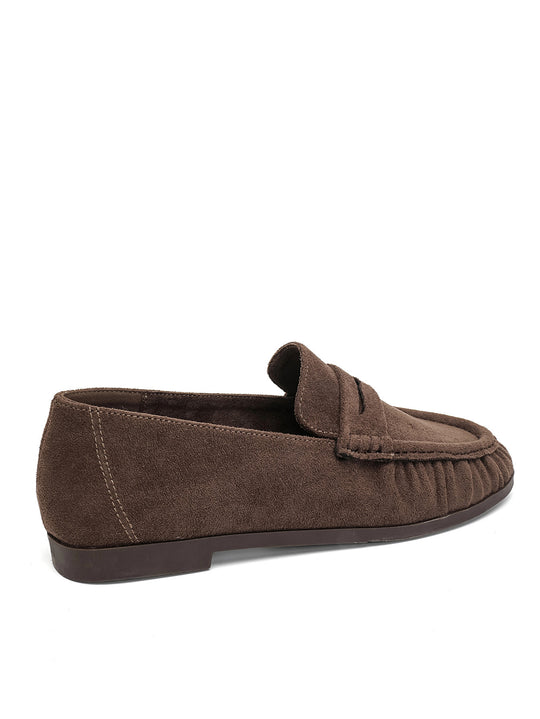 Moccassins daim 9881 coffee