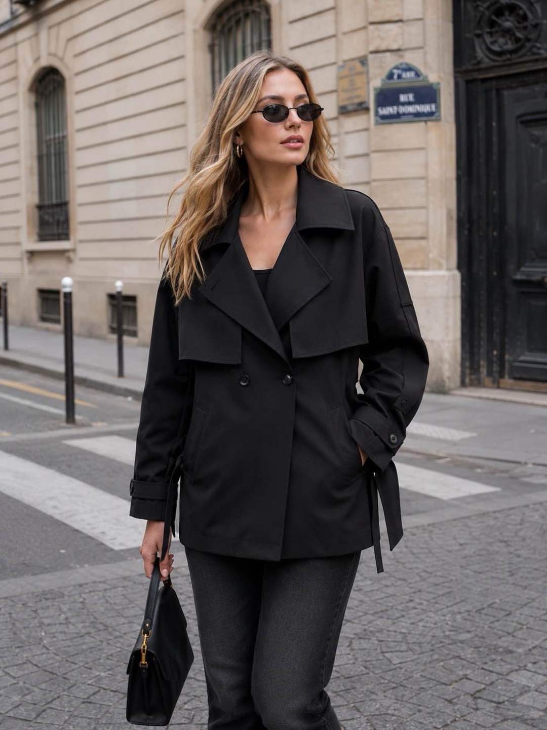 Trench milong 9915 Noir