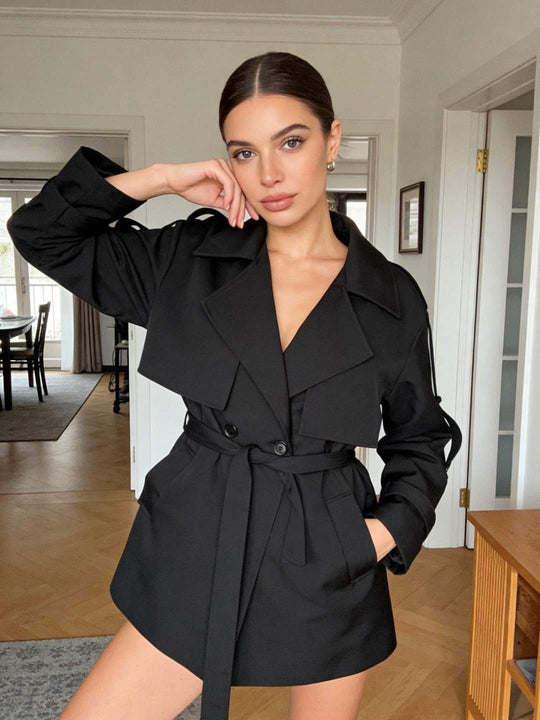 Trench milong 9915 Noir