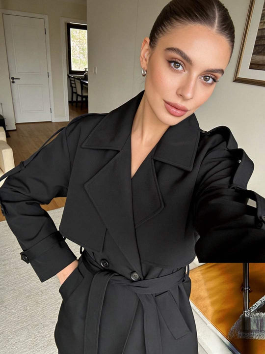 Trench milong 9915 Noir