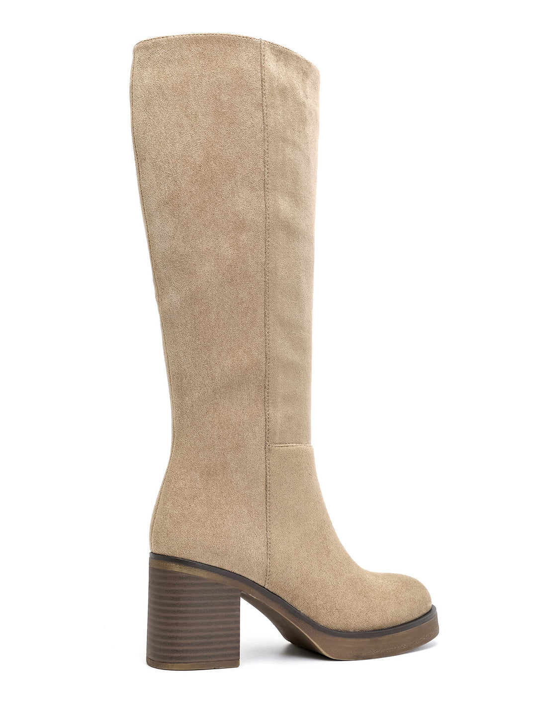 Bottes daim talon 1615-1 Taupe(khaki)