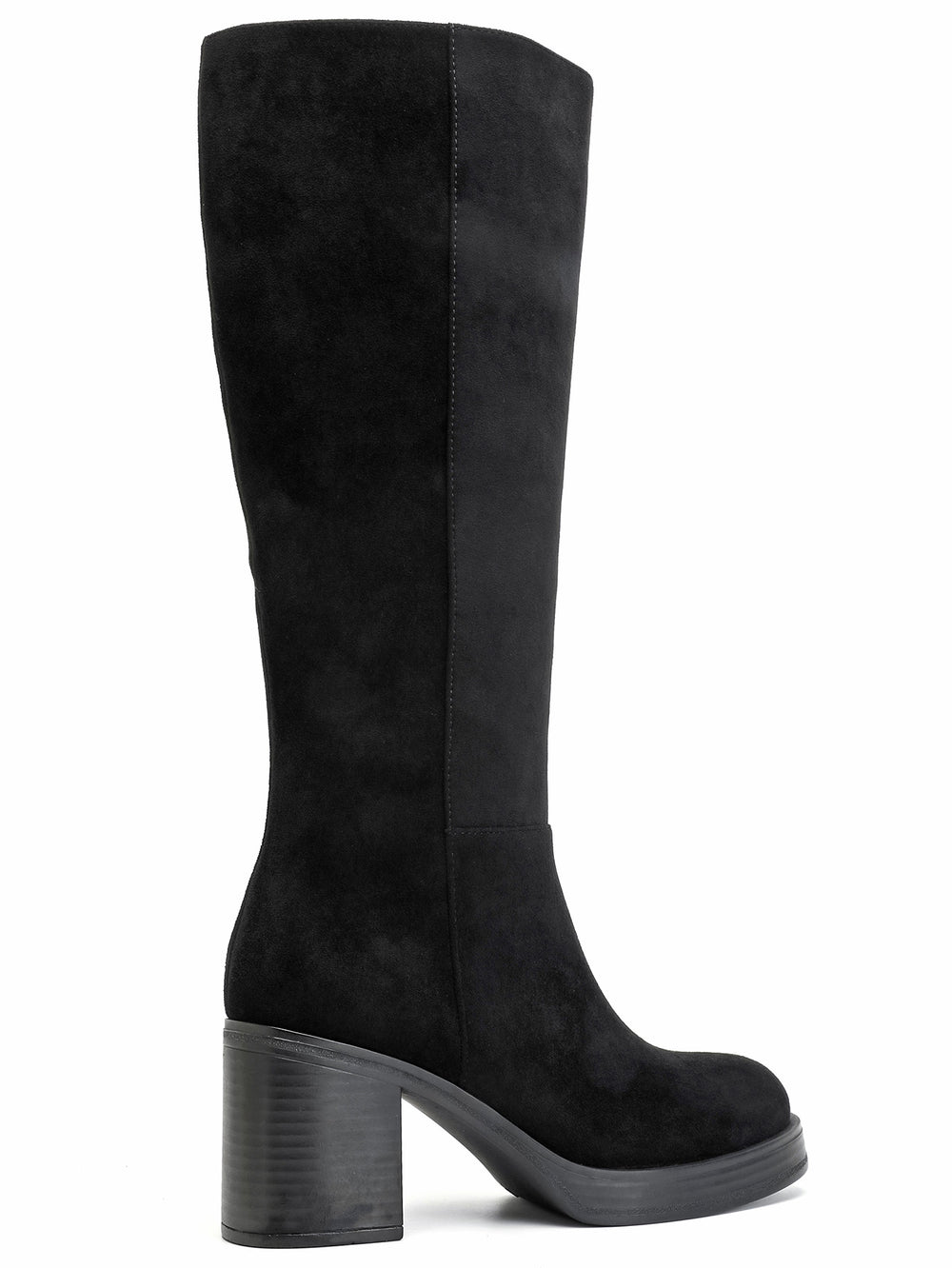 Bottes daim talon 1615-1 Noir