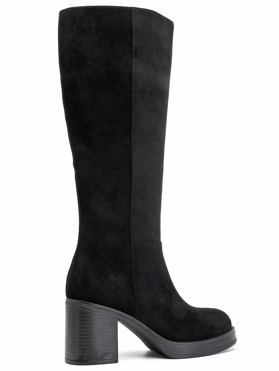 Bottes daim talon 1615-1 Noir